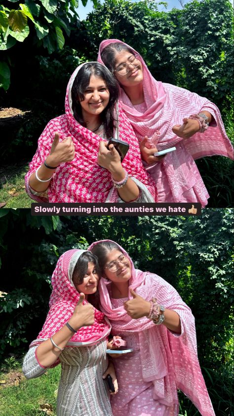 Desi Friends Captions, Aesthetic Instagram Stories With Friends, Traditional Poses With Friends, Outing Captions For Instagram, Sisters Photoshoot Poses, Bff Poses, Clever Captions For Instagram, Instagram Captions For Friends, Good Insta Captions