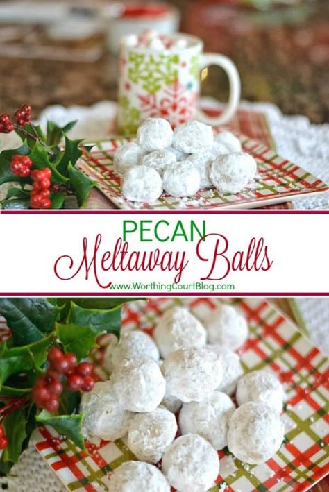 Holiday Cooking Christmas, Pecan Balls, Cooking Christmas, Cooking Party, Christmas Cookie Recipes, Thanksgiving 2020, Snowball Cookies, Christmas Cookie Exchange, Party Appetizers