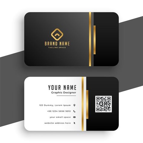 Free vector elegant golden business card... | Free Vector #Freepik #freevector #bizness #modern-card #gold-card #golden-card White Business Card Design, Business Card Design Black, Food Business Card, Elegant Business Cards Design, Business Card Set, Stylish Business Cards, Gold Business Card, Modern Business Cards Design, Professional Business Card Design