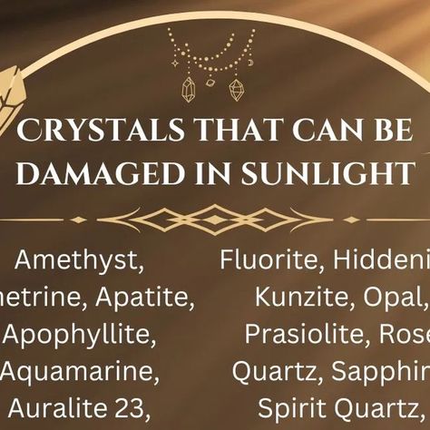 Willow Witchcraft on Instagram: "Did you know that some crystals are not safe to be left in sunlight? Here's a list of some. If there's ones not mentioned here, feel free to add them in the comments 👇🏼🖤☀️" Crystal Care, Crystal Information, Spirit Quartz, Did You Know, Opal, Amethyst, Feel Free, Feelings, Gemstones