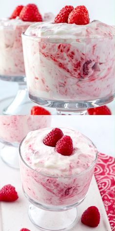 With only 4 ingredients, you can whip up this Raspberry Fool in no time! It’s an impressive dessert throughout the year! Dessert Recipes Easy Cake, Raspberry Fool, Fool Recipe, Impressive Dessert, Kue Macaroon, Smores Dessert, Dessert Mini, Raspberry Desserts, Impressive Desserts