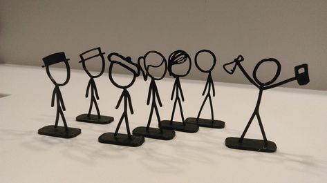 xkcd characters by b2vn. 3d Printer Pen Ideas, 3dpen Ideas, 3d Pen Projects, 3d Pen Ideas, 3d Doodler, 3d Pen Stencils, Stylo Art, 3d Drawing Pen, 3d Tiskárna