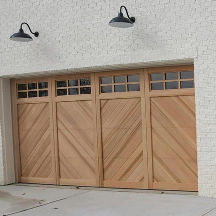 Wood | AGDS American Garage Door, Wooden Garages, American Garage, Wooden Garage Doors, Best Garage Doors, Garage Door Styles, Wood Garage Doors, Andermatt, Garage Door Design