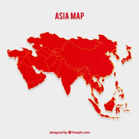 Map of asia in flat style | Free Vector #Freepik #freevector #map #silhouette #location #flat Asian Maps, Map Of Asia, Tourism Design, Map Silhouette, Australia Photography, Asia Continent, Travel Art Journal, Asia Map, Map Background