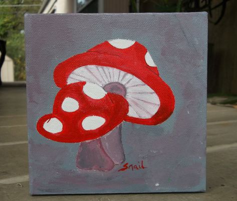 Hey, I found this really awesome Etsy listing at https://www.etsy.com/ca/listing/488001505/mushroom-painting-acrylic-painting Painting Ideas Mushrooms, Mushroom Acrylic Painting, Painting Mushrooms, Art Mushrooms, Mushroom Painting, Mini Toile, Mushroom Paint, Woodland Art, Hippie Painting