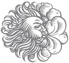 Plimoth Patuxet, God Of Wind, Wind Logo, Wind Tattoo, Wind God, Wind Drawing, Doodle Bug, Windy Weather, Nouveau Jewelry