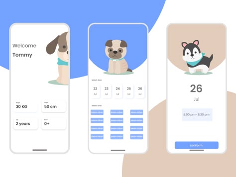 Dog Apps, Kids App Design, Mobile Website Design, Ui Ux 디자인, Ux App Design, App Design Layout, Digital Design Trends, Mobile Application Design, Mobile App Design Inspiration