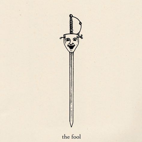 Simple Jester Tattoo, The Fool Tarot Tattoo Simple, Only Fools Are Satisfied Tattoo, The Fool Tattoo Design, The Fool Tattoo, Hamlet Tattoo, The Fool Tarot Tattoo, Fool Tattoo, Joker Card Tattoo