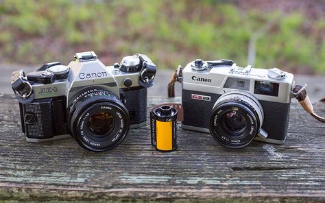 Film Developing, Reflex Camera, Rangefinder Camera, Canon Lens, Film Cameras, Dark Room, Slr Camera, Pros And Cons, Film Camera