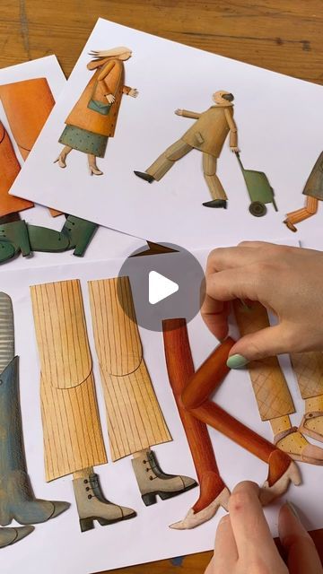 Collage Stop Motion, Stop Motion Drawing, Paper Stopmotion, Stop Motion Illustration Animation, Paper Stop Motion Animation, How To Make Stop Motion Characters, Stop Motion Characters, Paper Animation Stop Motion, How To Make A Stop Motion Puppet