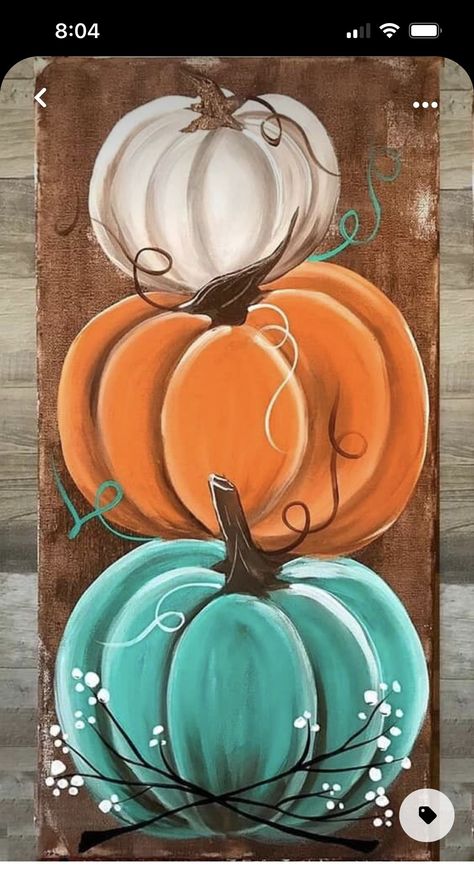 Pumpkin Canvas Painting, Fall Canvas Painting, Pumpkin Canvas, Painting Parties, Fall Canvas, Pumpkin Painting, Pumpkin Art, Fall Halloween Crafts, Halloween Painting