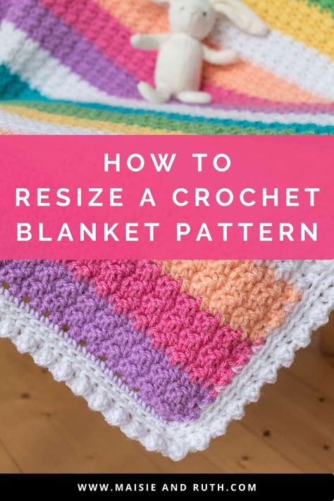 Crochet Kids Blanket, Crochet Blanket Sizes, Creative Thoughts, Crochet Blanket Pattern, Crochet Tutorials, Helping Hand, Crochet Round, Blanket Sizes, Crochet Granny