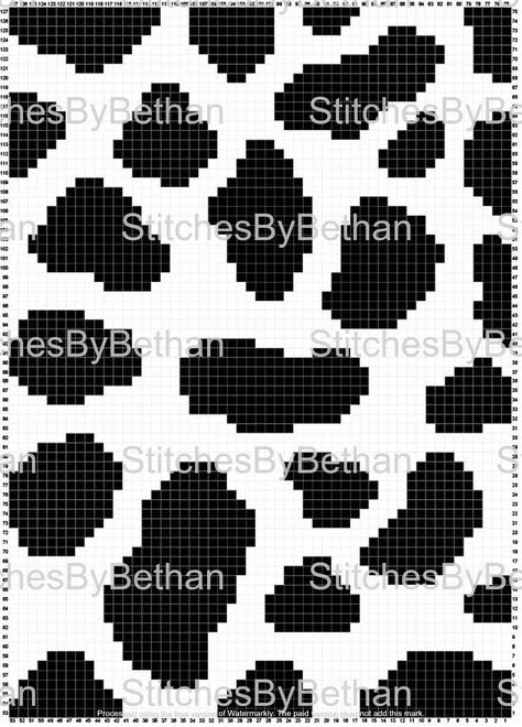 Cow Print Crochet Free Pattern, Checkered Crochet Blanket Pattern, Graphgan Patterns Free Charts, C2c Crochet Pattern Free Beginner, Cow Print Crochet, Crochet Cow Print, Crochet Cow Blanket, Crochet Pattern Cow, C2c Crochet Pattern