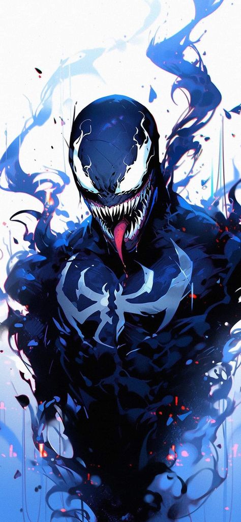 Intense Art, Symbiotes Marvel, Venom Art, Image Spiderman, Marvel Superheroes Art, Marvel Venom, Spiderman Artwork, Marvel Villains, Marvel Comics Wallpaper