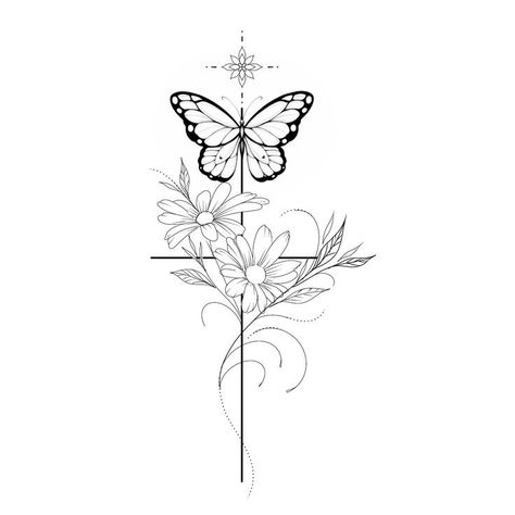 Simple Unique Tattoos, Cute Halloween Tattoos, Crazy Tattoos, Cross Tattoos For Women, Butterfly Tattoos For Women, Feather Tattoo Design, Anklet Tattoos, Mommy Tattoos, Forarm Tattoos