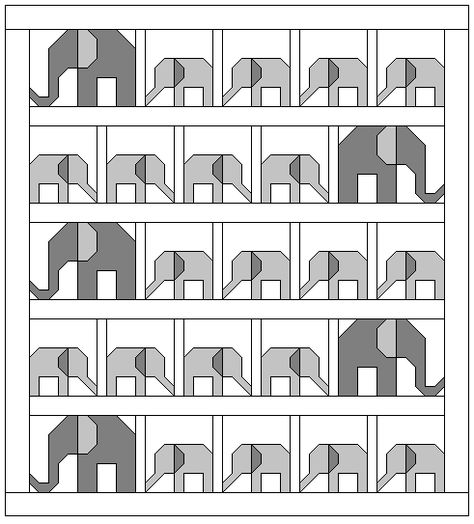 Sew Fresh Quilts: A process post - Elephant Parade! Elephant Quilt Block, Elephant Quilts Pattern, Quilt Animals, Elephant Quilt, Quilt Tips, Kids Quilts, Elephant Parade, Baby Quilt Patterns, Sampler Quilts