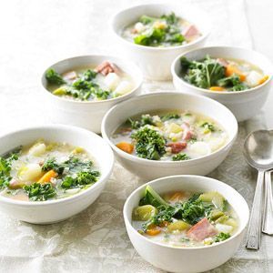 Danish Gronkaal Soup (Green Kale Soup) Danish Soup, Holiday Soup Recipes, Holiday Soup, Thanksgiving Soups, Holiday Soups, Kale Soup Recipes, Creamy Soup Recipes, Danish Recipe, Grain Recipes