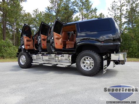 www.f650pickups.com f650 black-knight-XUV.html 6 Door Truck, F650 Trucks, Hummer Truck, Big Ford Trucks, Ford F650, Super Duty Trucks, Halo 2, Custom Pickup Trucks, Jacked Up Trucks