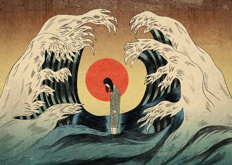 Adjective Project, Love Is An Action, Art Japonais, Ukiyo E, Art Et Illustration, Japanese Prints, Woodblock Print, Art Abstrait, Japanese Art