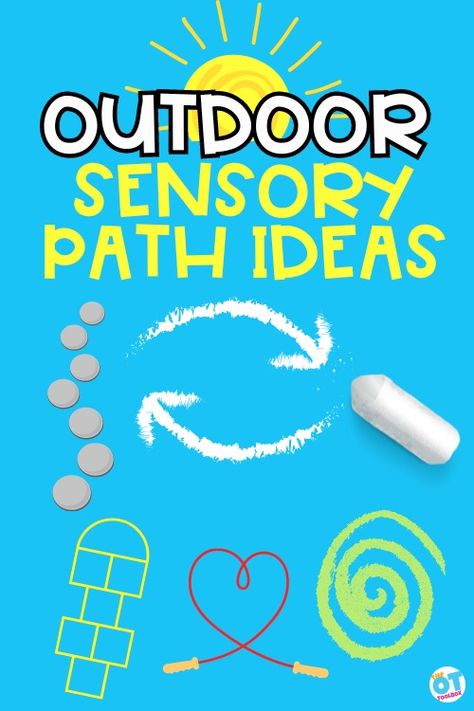 Outdoor Sensory Path Ideas is full of new and classic games to work on sensory play outside. Obstacle courses, Ninja Warrior, and more! Bible School Activities, Vision Therapy Activities, Asd Activities, Sensory Path, Letter Reversals, Sensory Input, Obstacle Courses, Self Help Skills, Sensory Diet