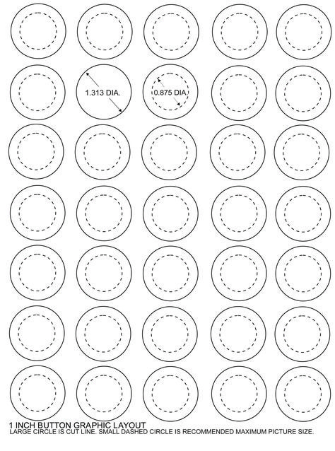 Printable+1+Inch+Circle+Button+Template Macaron Stencil Printable, Macaroon Template Free Printable, Macaron Template Printable, Macaroon Template, Button Template, Labels Printables Free Templates, Macaron Template, Cupcake Toppers Template, Border Templates