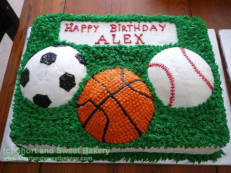 multi-family member cake | Recent Photos The Commons Getty Collection Galleries World Map App ... Sports Birthday Cakes, Sports Cake, Sports Themed Cakes, Birthday Sheet Cakes, Sports Theme Birthday, Birthday Cake Pictures, Sports Birthday Party, Sport Cakes, Sports Birthday