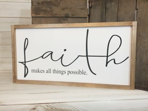 Pray Signs Diy, Faith Signs Wooden, Small Signs Sayings, Scripture Signs For The Home, Inspirational Signs For The Home, Wood Signs Sayings Inspiration, Christian Wood Signs, Signs With Quotes, Faith Sign