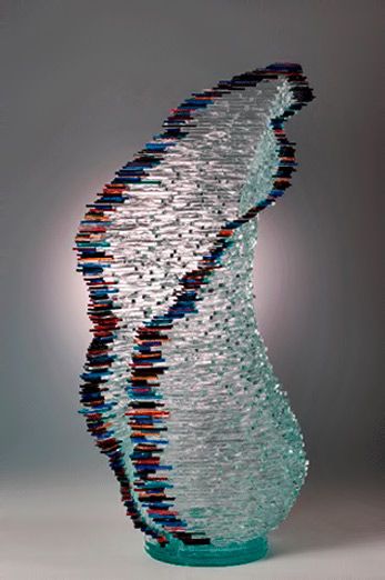 Teardrop-glass-sculpture-by-Gundi زجاج ملون, Glass Creations, Art Of Glass, Glas Art, Blown Glass Art, Glass Sculptures, Chihuly, Glass Artwork, Gorgeous Glass