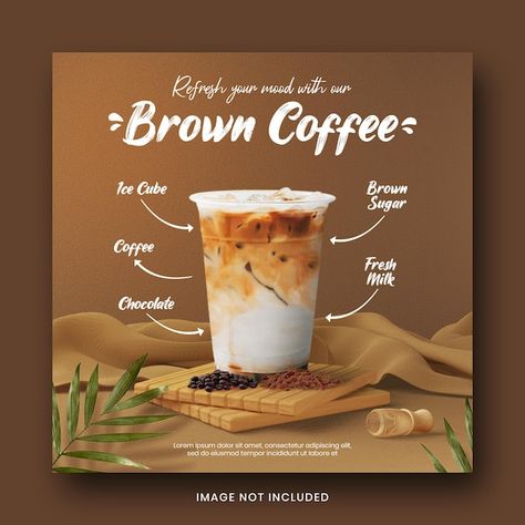 Price Package Design, Iced Coffee Poster, Coffee Layout, Coffee Ads, Coffee Posters, Coffee Poster Design, Coffee Advertising, Cafe Posters, Menu Design Template