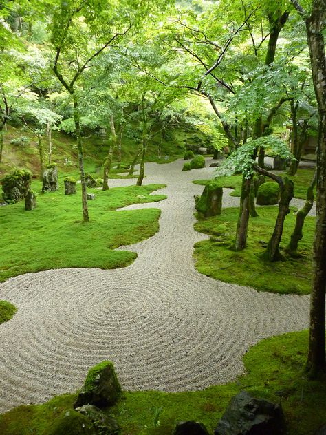 Rear Garden, Komyozenji Temple, Dazaifu | This was perhaps m… | Flickr Garden Temple, Zen Temple, Beautiful Japanese Gardens, Temple Gardens, Background Landscape, Japan Garden, Japanese Landscape, Japanese Gardens, The Temple