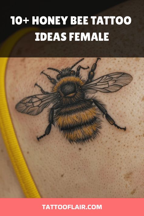 Honey Bee Tattoos, Honey Bee Tattoo Ideas, Honeybee Tattoo, Bee Tattoo Ideas, Cow Skull Tattoos, Bee Tattoos, Honey Bee Tattoo, Bumble Bee Tattoo, Sea Turtle Tattoo