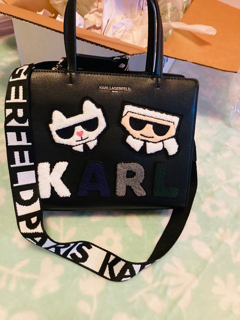 Unboxing new bag Karl Bags, Fendi By Karl Lagerfeld, Marc Jacobs Peanuts Bag, Karl Lagerfeld Handbags, Purple Marc Jacobs Bag, Karl Lagerfeld Bags, Karl Lagerfeld Paris, Karl Lagerfeld, New Bag