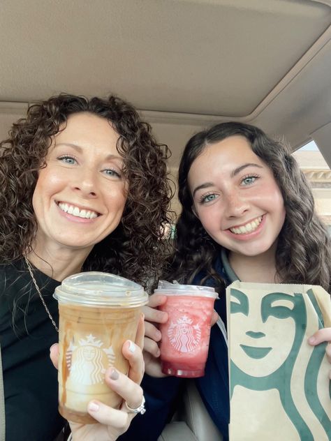 starbucks. drinks to try. mother daughter date. summer days. brunch. Teen Daughter And Mom, Mom And Daughter Dates, Mom Daughter Dates, Starbucks Drinks To Try, Mother Daughter Dates, Drinks To Try, Summer Pics, Teen Daughters