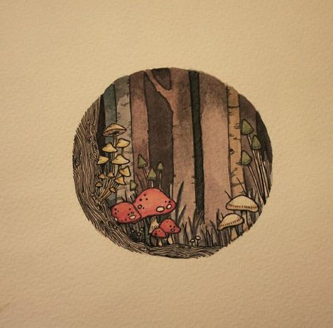 Pin by Valeria Cruz on Things | Art inspiration, Mushroom art, Illustration art Art Inspiration Aesthetic, Fairy Pfp, Inspiration Aesthetic, Mushroom Art, Profile Pic, Art Illustration, Aesthetic Art, Illustration Art, Art Inspiration