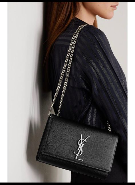 Ysl Kate Bag Outfit, Ysl Kate Bag, Ysl Purse, Ysl Kate, Ysl Clutch, Saint Laurent Shirt, Kate Bags, Latest Bags, Bag Suitcase