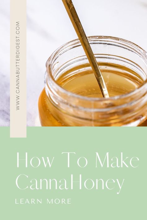 Infused Honey recipe Thc Infused Honey, Canna Honey Recipe, Infused Edible Ideas, Honey Infused Recipes, Easy Cannabutter Recipe, Cannasugar Recipes, Edible Recipes Cannaoil, Thc Infused Drinks, Cannahoney Recipe