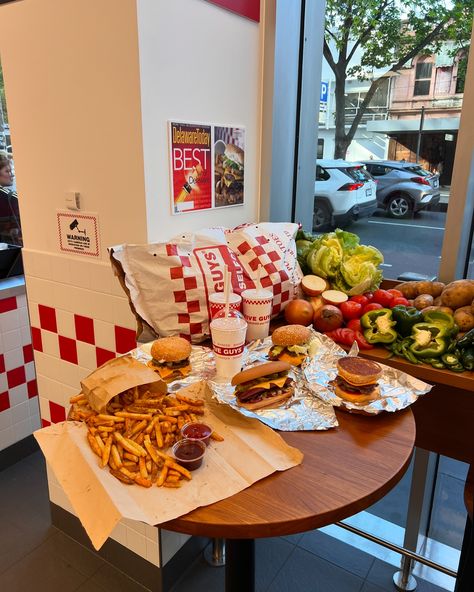 two guys in five guys @fiveguysaustralia 5 Guys, Dream Food, Two Guys, Five Guys, Inspo Board, New York, Collage, Quick Saves, Pins