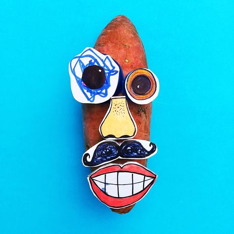 Crazy Face, Recycled Crafts Kids, Mr Potato, Mr Potato Head, Kids Painting, Potato Heads, Potato Head, History For Kids, Recycled Cardboard