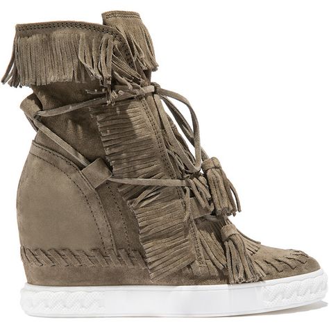 Casadei Sneakers ($950) ❤ liked on Polyvore featuring shoes, sneakers, jungle, boho shoes, casadei sneakers, rubber sole shoes, stitch shoes and boho style shoes Boho Style Shoes, Bohemian Style Shoes, Obx Fits, Fringe Sneakers, Winter Skating, 2014 Aesthetic, Shoes Wishlist, Studded Accessories, Fringe Shoes