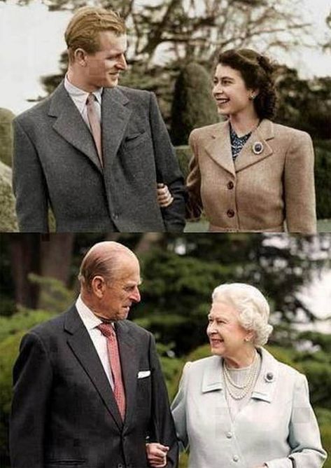 Prince Philip is all smiles and enjoys the sunshine as he returns to royal duties - hellomagazine.com Old Couple In Love, Ratu Elizabeth, Vévodkyně Kate, Prins Philip, Reine Elizabeth, Elisabeth Ii, Old Couples, Prince Phillip, Isabel Ii