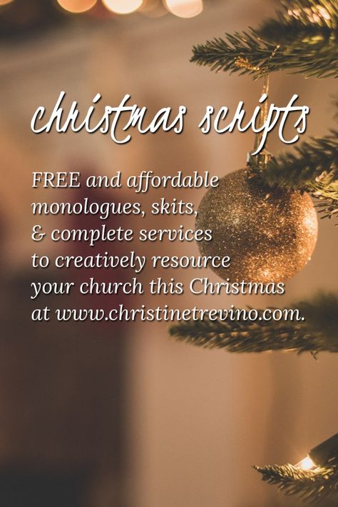 Christmas Scripts - Christine Trevino Youth Bible Study Lessons, Christmas Eve Candlelight Service, Christmas Concert Ideas, Christmas Skits, Christmas Drama, Christmas Plays, Lds Christmas, Teen Ministry, Candlelight Service