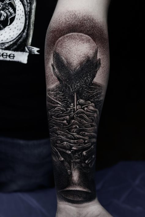 Zdzisław Beksiński Tattoo, Beksinski Tattoo, Dark Surrealism, Sisters Tattoo, Zdzisław Beksiński, Drawings Photography, Lotus Tattoo, Dark Tattoo, Sister Tattoos