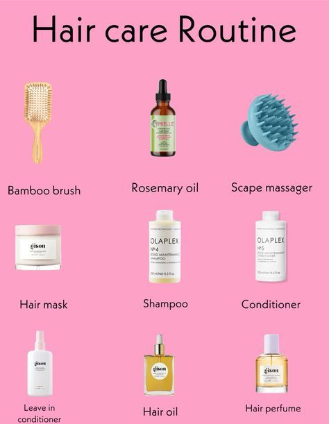 Basic Hair Care Routine, Everyday Hair Care Routine, Simple Haircare Routine, Daily Hair Care Routine Steps, Hair Care Routine Daily, Hair Washing Routine, Healthy Hair Routine, Easy Care Hairstyles, Beautiful Skin Care