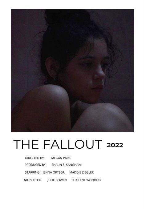 The Fallout Jenna Ortega, The Fallout Movie, The Fallout Vada Aesthetic, The Fall Out Movie Jenna Ortega, Vada Cavell Fallout, Fallout Movie Poster, The Fallout, Hbo Max Recommendations, The Fallout Polaroid Poster