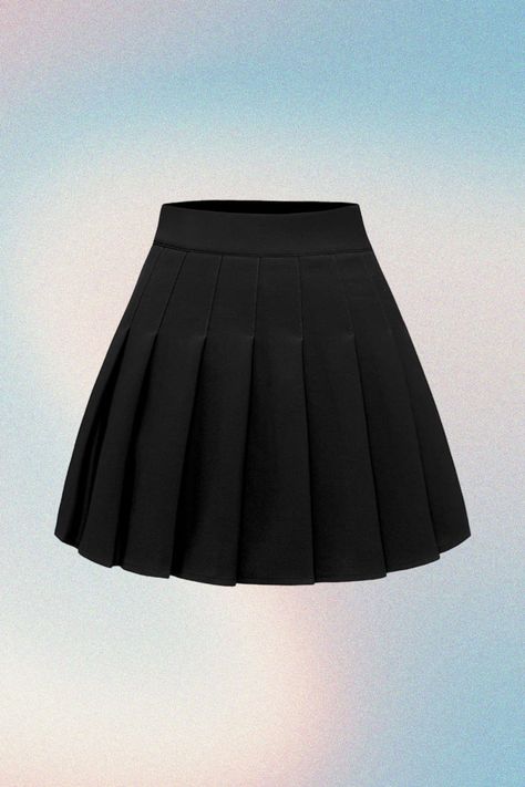 Elastic high waist: Empire waist without zipper closed. Easy to put on and take off. #amazon #amazonfinds #amazonbestsellers #mini #skirt #pleated #skater #school #cheerleader #elasticwaist #zipper #line #black Pleated Skirt Mini, School Cheerleader, Black Cheerleaders, Mini Skirt Pleated, Cheerleader Skirt, Skirt School, School Skirt, Basic Skirt, Skirt Pleated