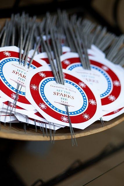 Red White Blue Wedding, July 4th Wedding, Patriotic Wedding, Wedding Sparklers, July Wedding, Lake Wedding, 4th Of July Party, July Party, Blue Wedding