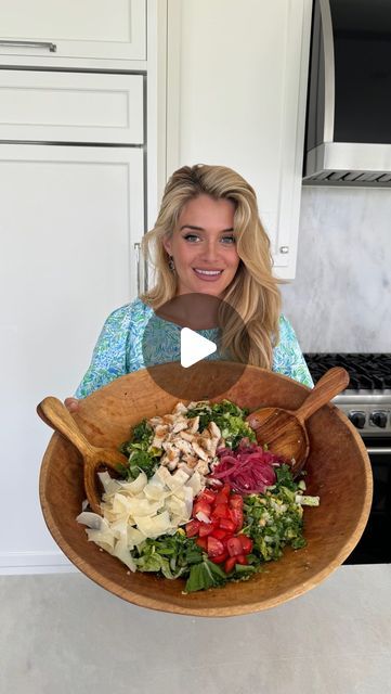 203K views · 17K likes | D A P H N E  O Z on Instagram: "Chopped Italian(ish) Salad!! 🥗 the homemade rendition of my lunch order every day on set at @masterchefjunior — I swap out the traditional salami and provolone for some grilled or blackened chicken breast and chickpeas, plus a generous shaving of Parmesan, plus pickled red onions and the bright, salty pop of pepperoncini!! I’m a more is more person. it could not be more perfect. unless you have some fresh flat leaf parsley and then you should toss whole plucked leaves on in just before serving 🙌" Daphne Oz Salad Recipes, Salad With Pickled Onions, Italian Salads, Salad Recipes Healthy Lunch, Daphne Oz, Cottage Dining, Salad Diet, Blackened Chicken, Chicken Pasta Salad