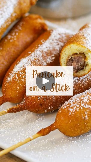 20K views · 2.7K reactions | Pancake and sausage on a stick! My favorite lil hold me over #pancakeonastick#breakfast #chefkolbykash 
.
.
.
#breakfastcorndog  #brunch #cooycat | Kolby Kash Chandler | chefkolbykash · Pancake stick - Chef Kolby Kash Sausage Pancakes On A Stick, Pancake On A Stick, Pancake And Sausage, Sausage On A Stick, Pancakes On A Stick, Pancake Sausage, Brazilian Straight Hair, On A Stick, Corn Dogs