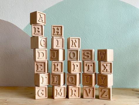 Shelf Bin curated on LTK Wooden Baby Blocks, Baby Name Blocks, Nursery Idea, Abc Blocks, Baby Shower Gift Idea, Personalized Nursery Decor, Name Blocks, Baby Letters, Alphabet Blocks