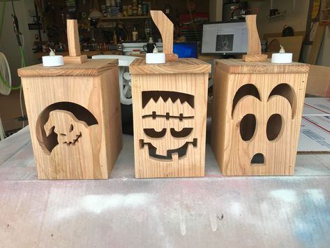 Halloween Woodworking, Cedar Projects, Scary Halloween Decorations Diy, Diy Wood Pallet Projects, Cnc Ideas, Wood Craft Patterns, Halloween Wood Crafts, Woodwork Projects, Pumpkin Designs